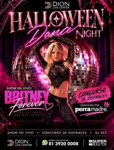 Imagen del evento: HALLOWEEN NIGHT BRITNEY