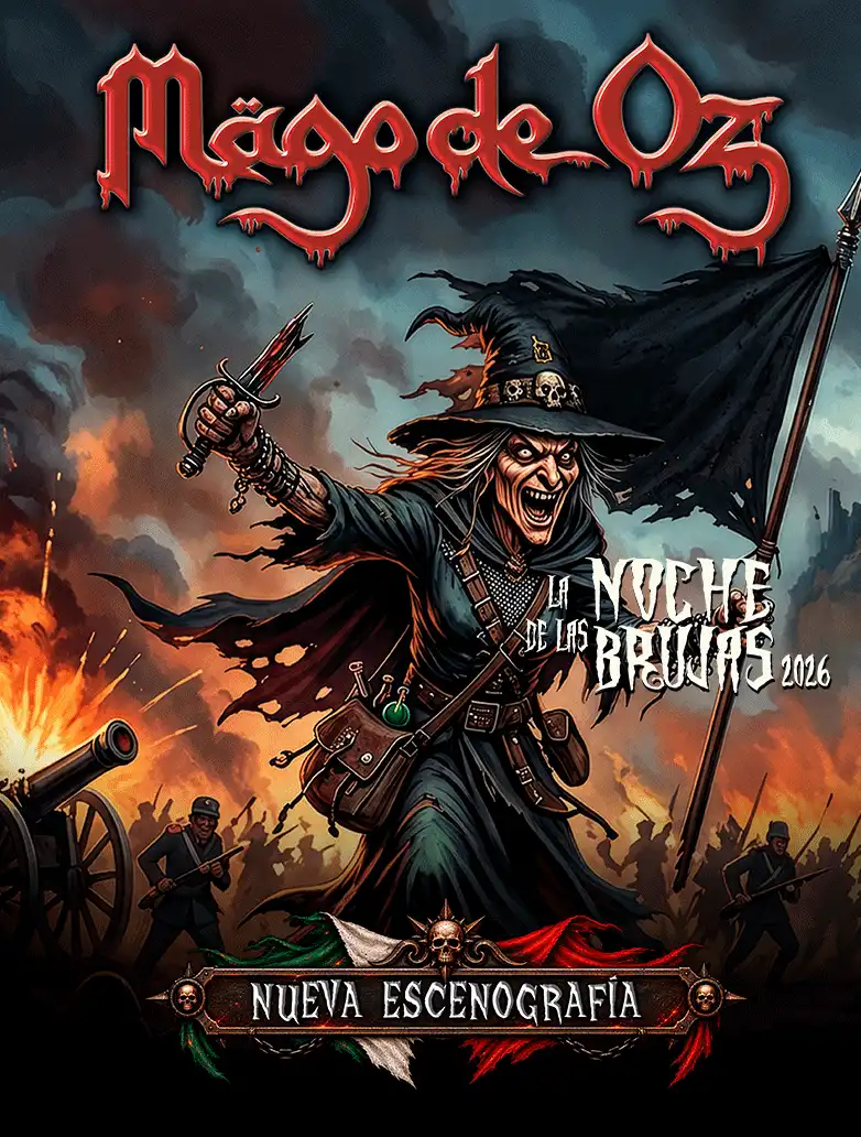 Mago de Oz: La noche de las brujas 2026 — Música · Guadalajara