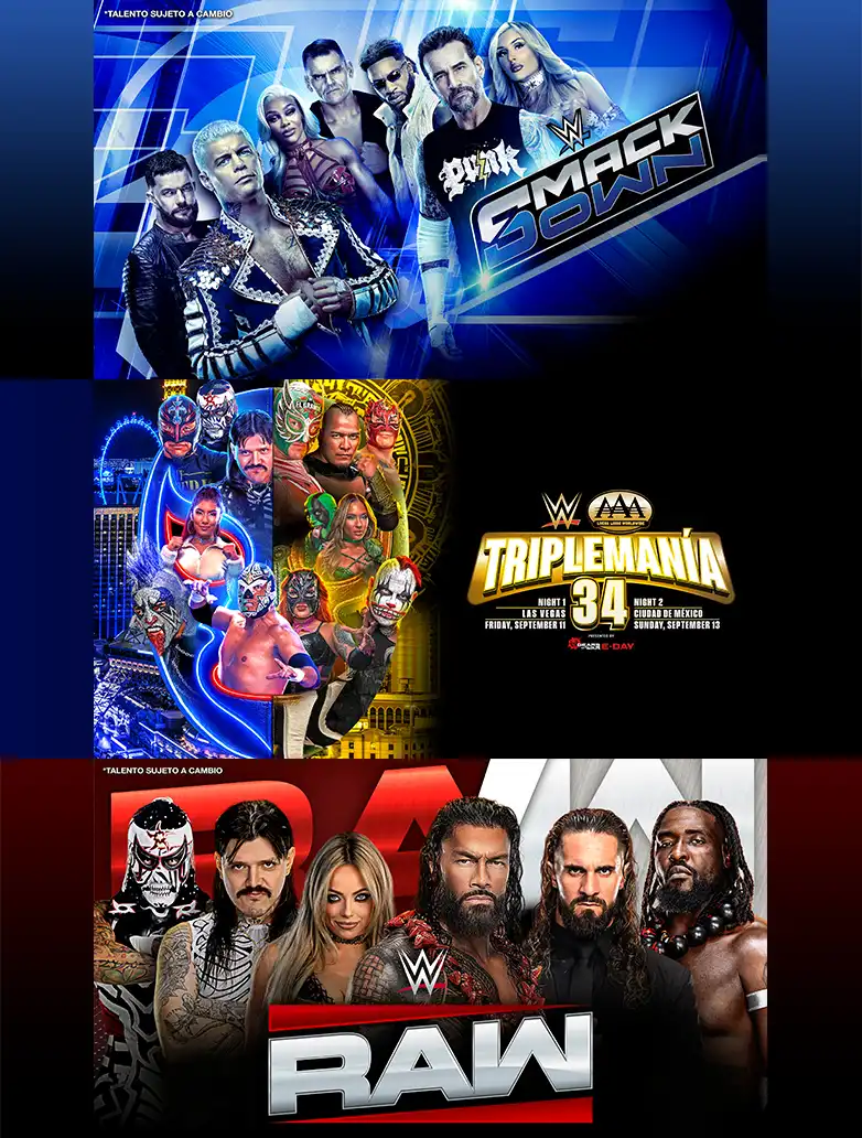 Wwe 2026 · Triplemania34 Ciudad de Mexico