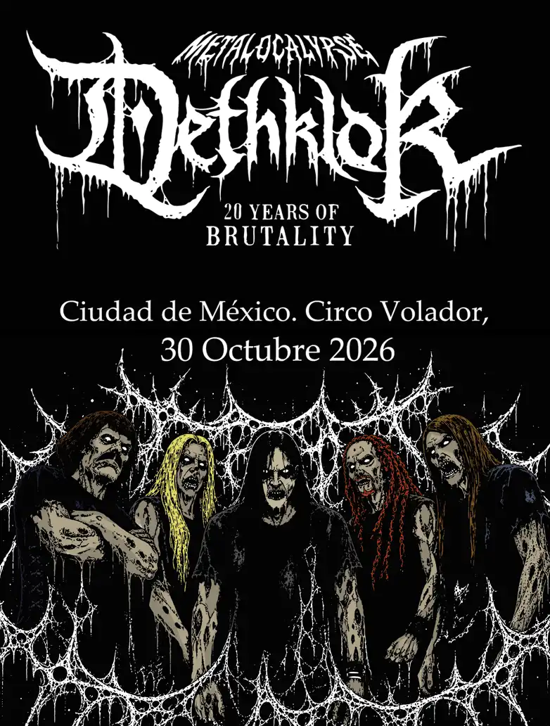 Dethklok 20 Years of Brutality — Música · Ciudad de México