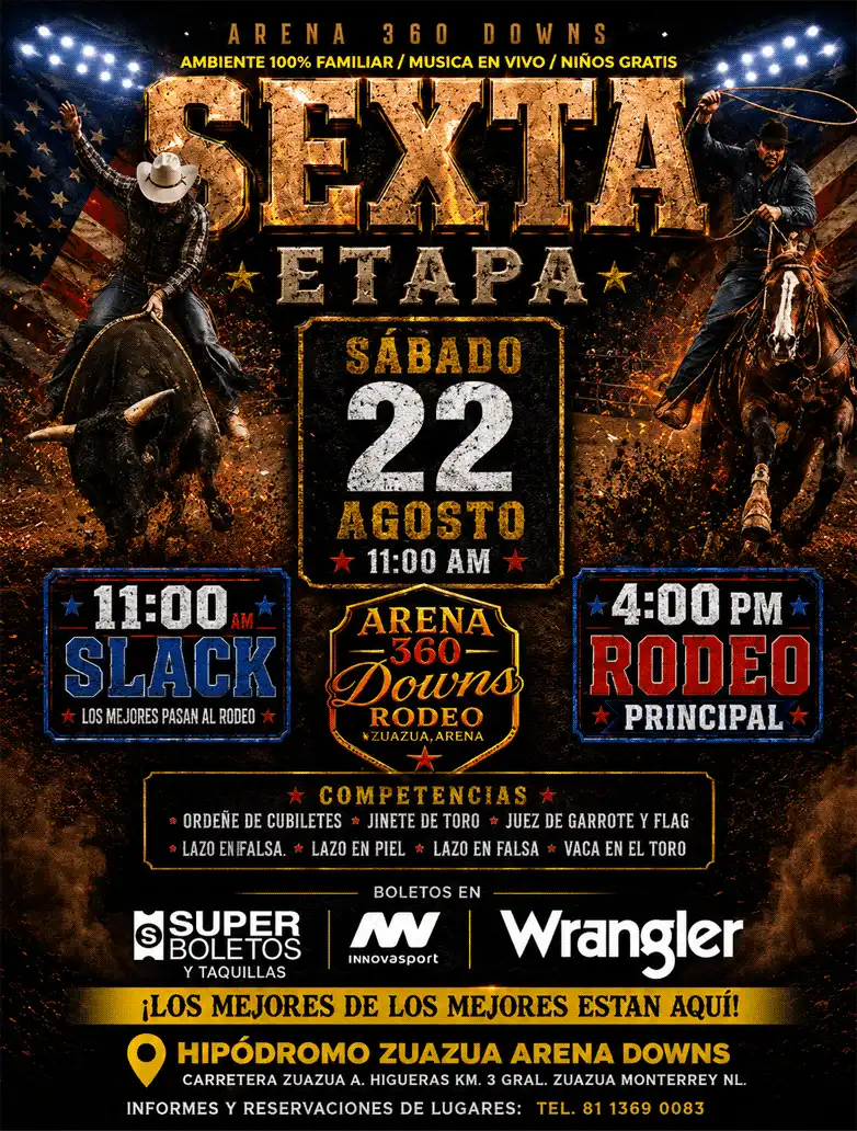 ARENA 360 DOWNS - SEXTA ETAPA