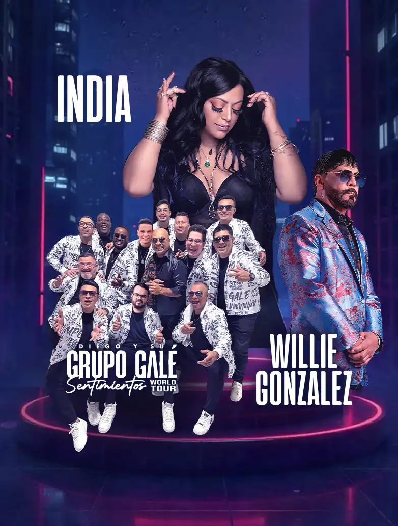 La India, Willie Gonzalez, Grupo Gale — Música · Ciudad de México