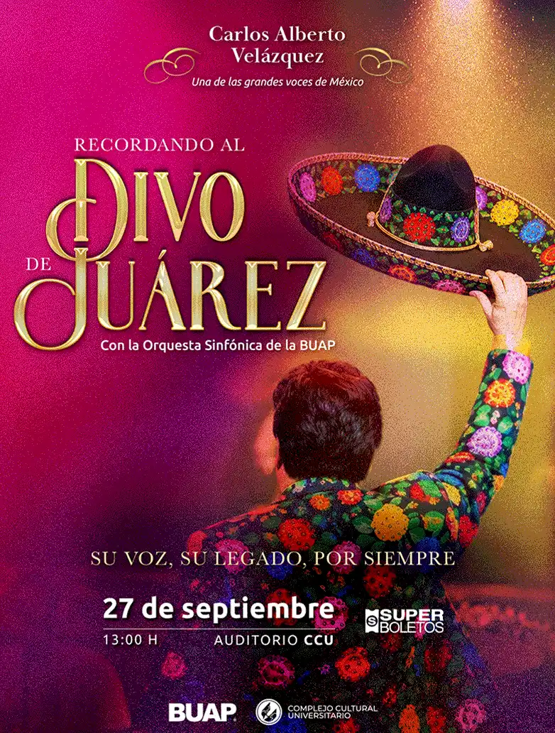 Recordando al Divo de Juarez - Carlos Alberto Velazquez - Osbuap — Música · Puebla