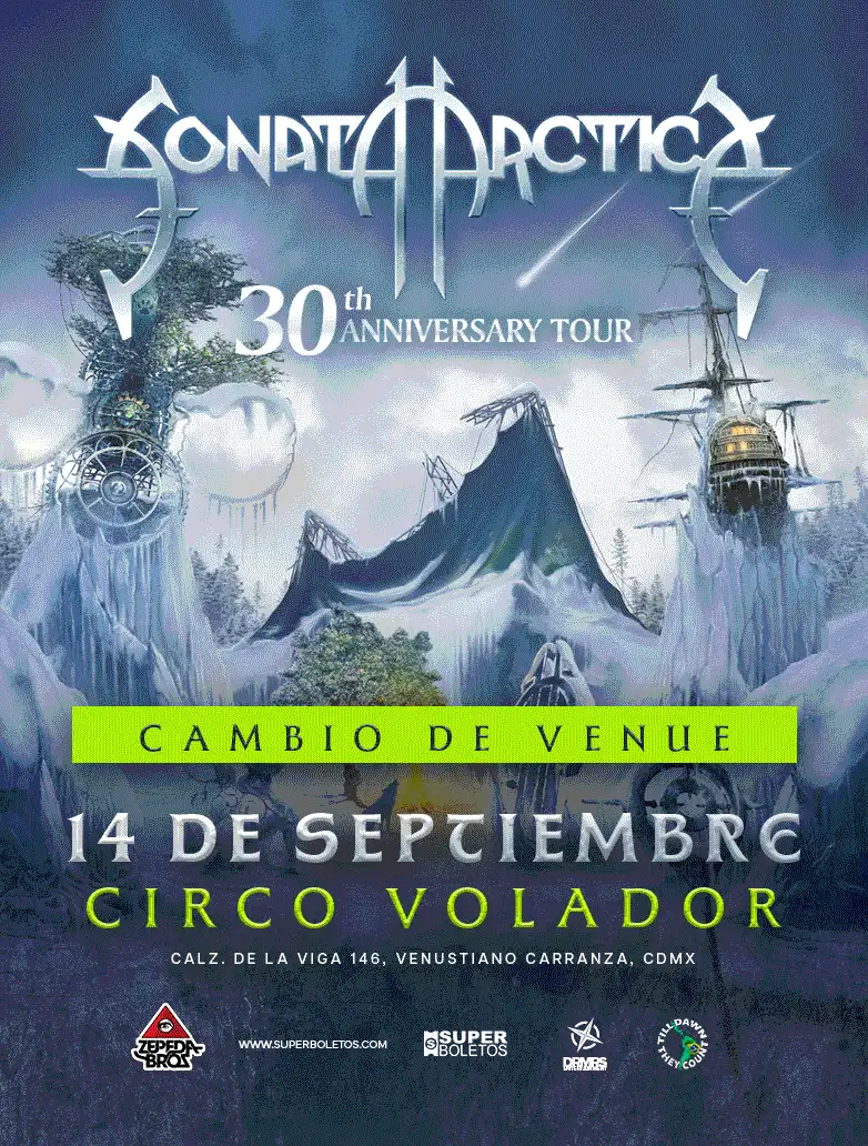 Sonata Arctica en Concierto — Música · Ciudad de México