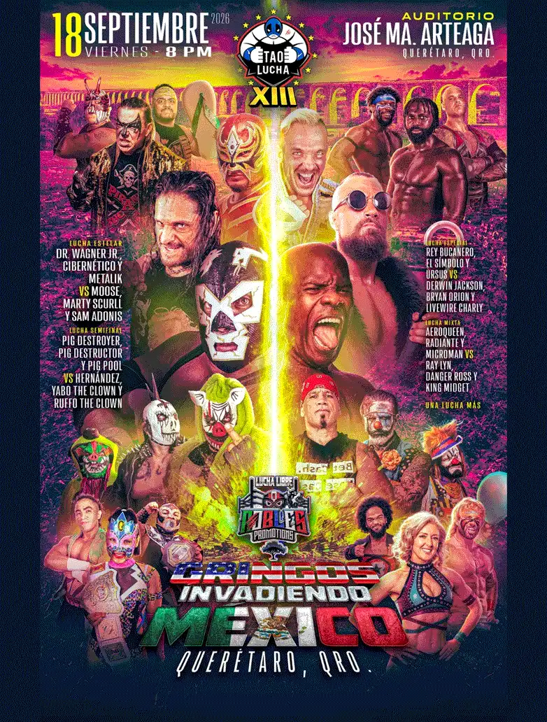 Lucha Libre Gringos Invadiendo Mexico