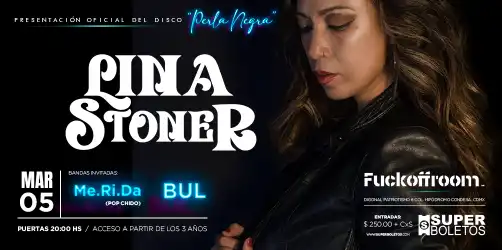 LINA STONER PRESENTACIÓN DEL DISCO PERLA NEGRA
